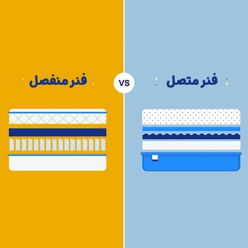 تشک فنر منفصل