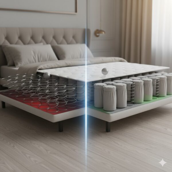 تفاوت تشک فنر متصل و منفصل